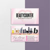 Pink Beautycounter Business Card, Personalized Beautycounter Business Cards BC109
