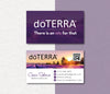 Personalized doTERRA Business Card, Essential Oils Cards, Custom QR Code, Digital File DT03