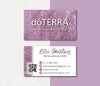 Personalized doTERRA Business Card, Custom QR Essential Oils Cards, Digital File DT104