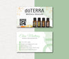 Personalized doTERRA Business Card, Custom QR Essential Oils Cards, Digital File DT124