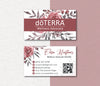 Personalized doTERRA Business Card, Custom QR Essential Oils Cards, Digital File DT128