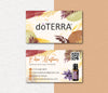 Personalized doTERRA Business Card, Custom QR Essential Oils Cards, Digital File DT130