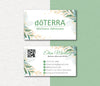 Personalized doTERRA Business Card, Custom QR Essential Oils Cards, Digital File DT134