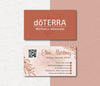 Personalized doTERRA Business Card, Custom QR Essential Oils Cards, Digital File DT136