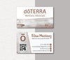 Personalized doTERRA Business Card, Custom QR Essential Oils Cards, Digital File DT140