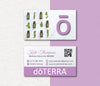 Personalized doTERRA Business Card, Essential Oils Cards, Custom QR Code, Digital File DT142
