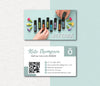 Personalized doTERRA Business Card, Essential Oils Cards, Custom QR Code, Digital File DT148