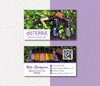 Personalized doTERRA Business Card, Essential Oils Cards, Custom QR Code, Digital File DT27