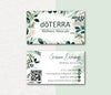 Personalized doTERRA Business Card, Essential Oils Cards, Custom QR Code, Digital File DT37