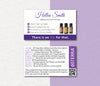 Personalized doTERRA Business Card, Custom QR Essential Oils Cards, Digital File DT43