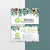 Watercolor Leafs It Works Business Card, Personalized It Works Business Cards IW21