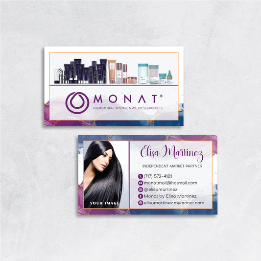 Mordern Monat Business Card, Personalized Monat Business Cards MN181