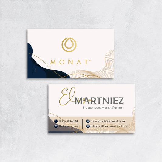 Luxury Monat Business Card, Personalized Monat Business Cards MN183