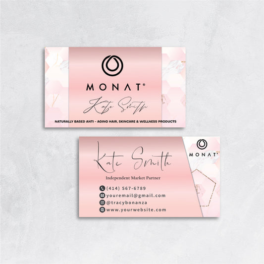 Mordern Monat Business Card, Personalized Monat Business Cards MN199