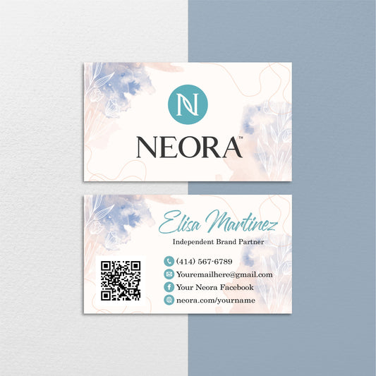 QR Neora Business Cards, Personalized Neora Business Cards NR12