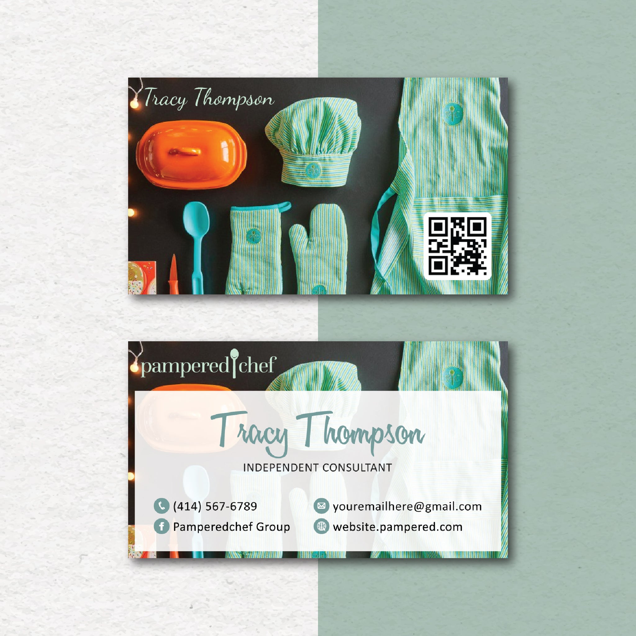 Personalized Pampered Chef Business Cards, Pampered Chef Business Card, Digital PPC25
