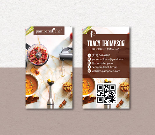 Personalized Pampered Chef Business Cards, Pampered Chef Business Card PPC32