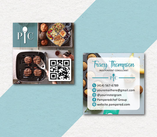 Personalized Pampered Chef Business Cards, Pampered Chef Business Card PPC35