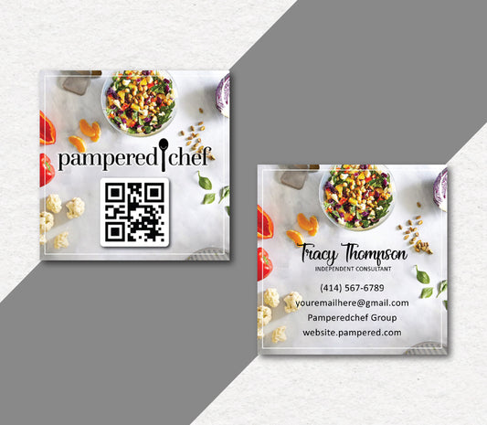 Personalized Pampered Chef Business Cards, Pampered Chef Business Card PPC37