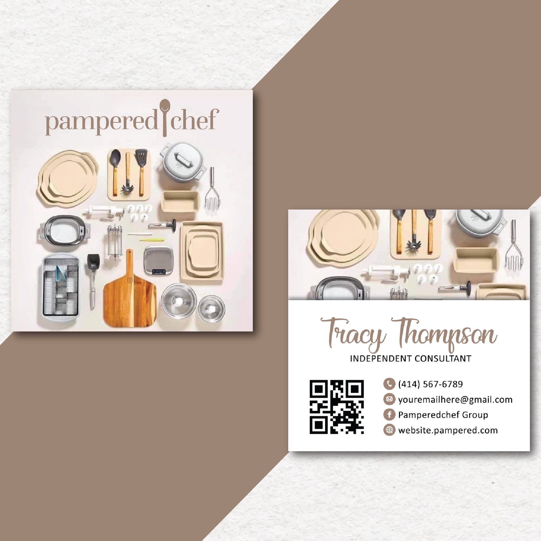 Personalized Pampered Chef Business Cards, Pampered Chef Business Card PPC38