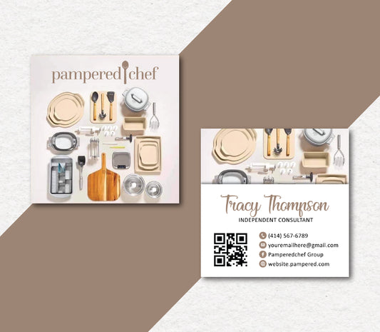 Personalized Pampered Chef Business Cards, Pampered Chef Business Card PPC38