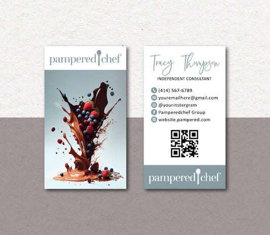 Pampered Chef Business Card, Personalized Pampered Chef Business Cards PPC40