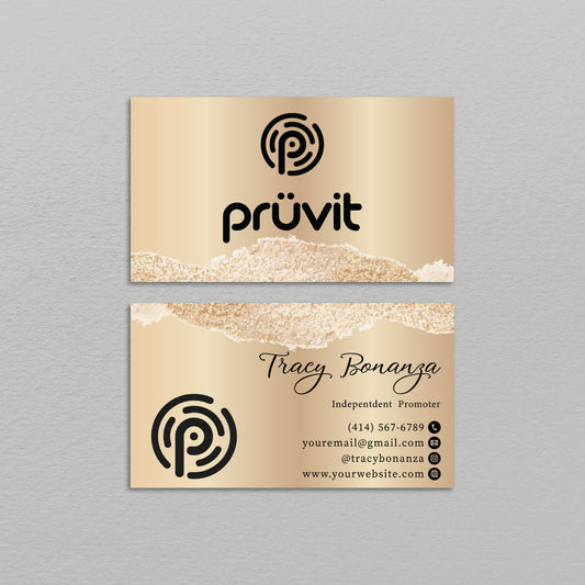 Personalized Pruvit Business Cards, Pruvit Business Card, Pruvit Cards, Luxury Pruvit Card PV03