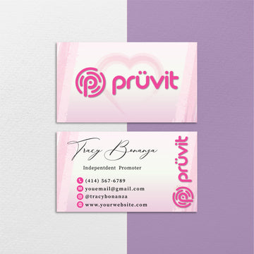 Personalized Pruvit Business Cards, Pruvit Business Card, Pruvit Cards, Luxury Pruvit Card PV04