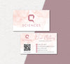 Personalized Q Sciences Business Card, Q Sciences Custom QR Code Cards QS06