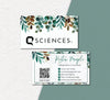 Personalized Q Sciences Business Card, Q Sciences Custom QR Code Cards QS08