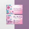 Colorfull Flowers Scentsy Business Card, Personalized Scentsy Business Cards SS21