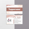 Printable Tupperware Business Card QR Code, Tupperware Business Card  TW13