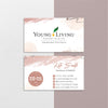 Editable Beauty Young Living Business Card, Personalized Young Living Business Cards YL60