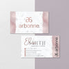 Luxury Pink Arbonne Business Card, Personalized Arbonne Business Cards AB136