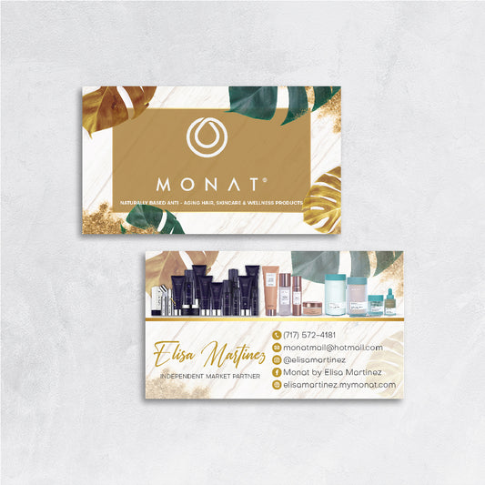 Mordern Monat Business Card, Personalized Monat Business Cards MN182