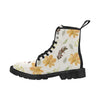 Fall Art Boots, Autumn Leaves Martin Boots for Women