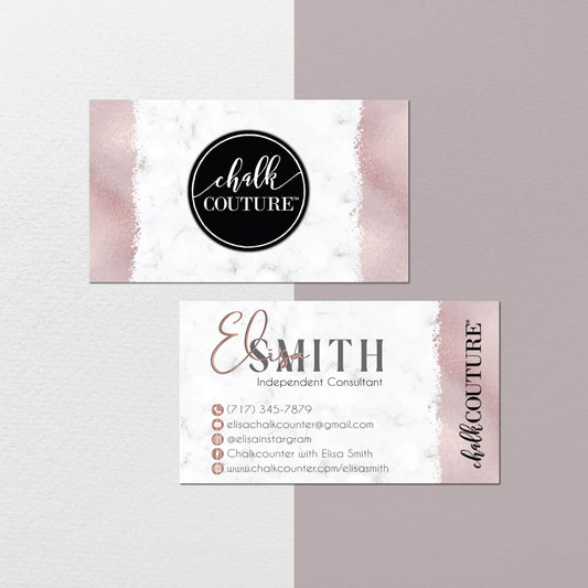 Chalk Couture Business Card, Personalized Chalk Couture Business Cards CC11
