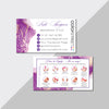 Marble Color Street Business Card, Color Street Application Nail Card CL202