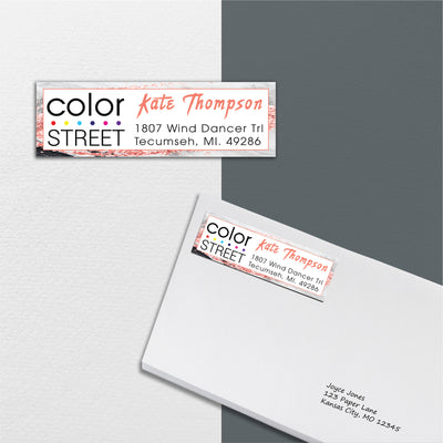 Color Street Marketing Set, Personalized Color Street Nail Stylist Cards CL204