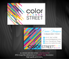 Personalized Color Street Application Cards, Color Street Business Card CL57