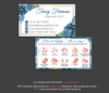 Personalized Color Street Application Cards, Color Street Business Card CL39