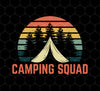 Camping Squad, Nature Lovers, Best Of Camping, Retro Camper, Png Printable, Digital File