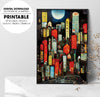 The City And The City, China Mieville, Stanley Donwood Design, Poster Design, Printable Art