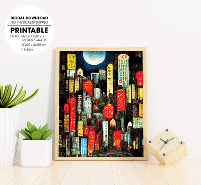 The City And The City, China Mieville, Stanley Donwood Design, Poster Design, Printable Art