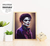 A Beautiful Portrait Of Clown, Best Clown Potrait, Famous Clown, Poster Design, Printable Art