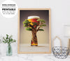 Tree Of Life, World Cup Beer, Beer Me For The World Cup, Green Tree, Poster Design, Printable Art