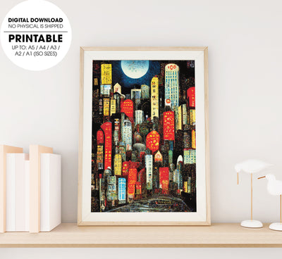 The City And The City, China Mieville, Stanley Donwood Design, Poster Design, Printable Art