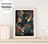 We Are Just Two Lost Souls Canvas, Japanese Koi Fish, Poster Design, Printable Art