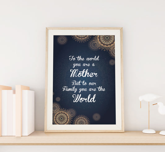 Mother Poster, Best Mom, Best Gift For My Mom, Mother Lover, Poster Design, Printable Art