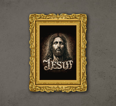 Jesus Christ, We Love Jesus, Jesus Painting, Jesus Portrait, Christian Art, Poster Design, Printable Art